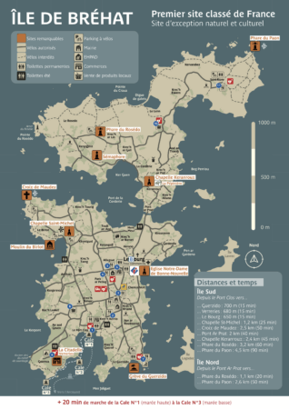 Map of Bréhat Island